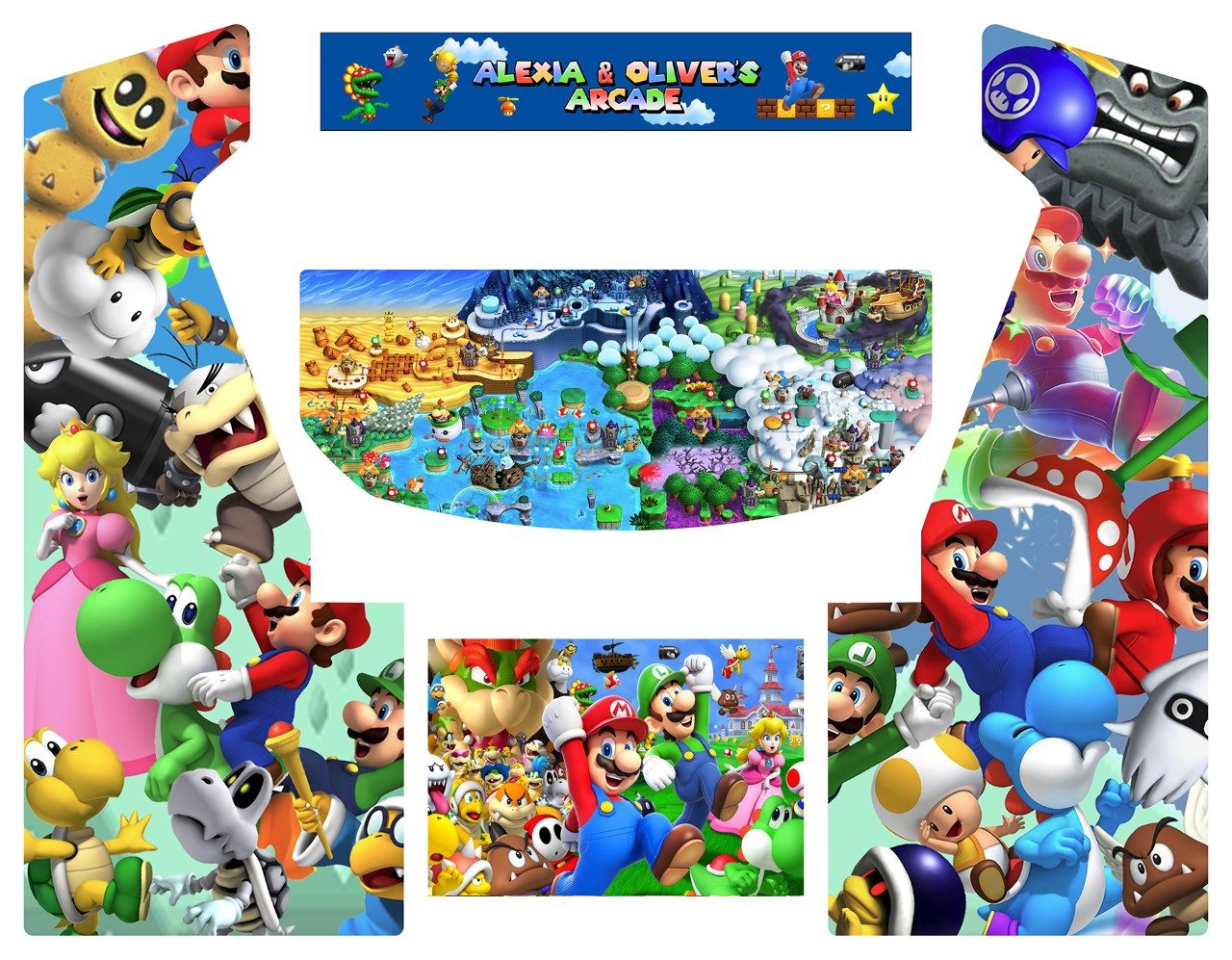 Mario w Marioland Control Panel