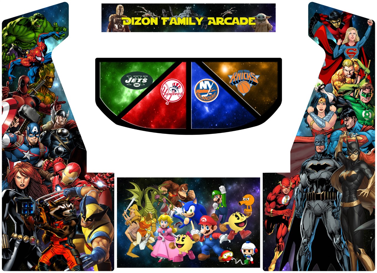 Marvel Vs DC with Sports Teams 1