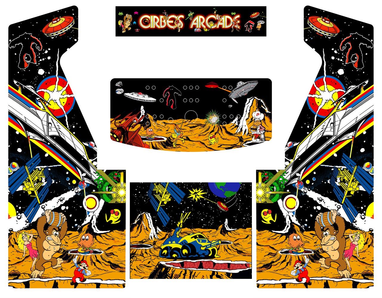 Space Invaders w Arcade Characters
